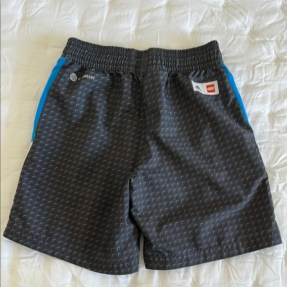 Adidas Boys Lego Shorts Black and Blue - Size 9/10 - Picture 2 of 6